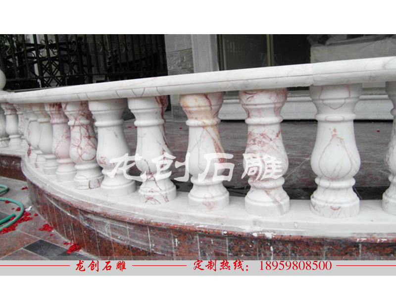 大理石陽臺(tái)欄桿圖片